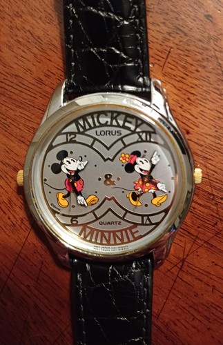 Vintage lorus rare mickey - lorus,