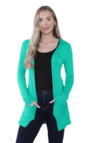 Long sleeve boyfriend cardigan - sleeve,