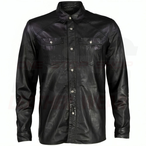 Men black genuine - black,