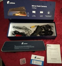 Pelsee P12 Plus 4K WiFi Rear View 12"  Mirror Camera, Dash Cam Front and Rear