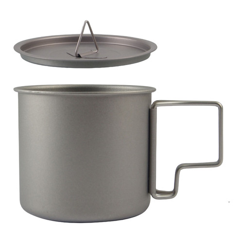 Foldable titanium mug 350ml - foldable,