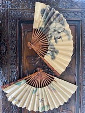 Chinese Paper Fans Vintage