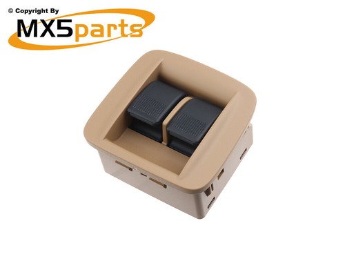 Mx5 tan electric window switch - tan,