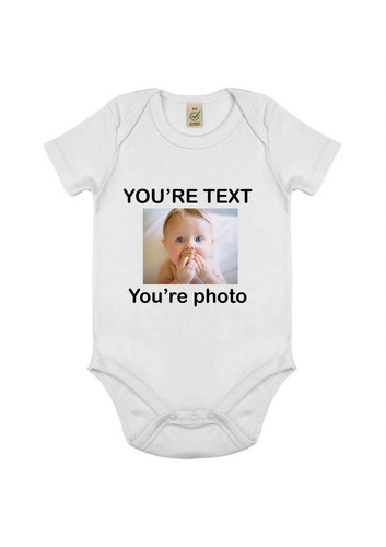 Personalised text photo baby - personalised,