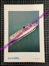 Original Farewell Dinner Menu Shaw Savill Line SS Ocean Monarch - 18th July 1974