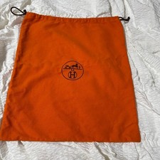 HERMES Orange Drawstring Dust
