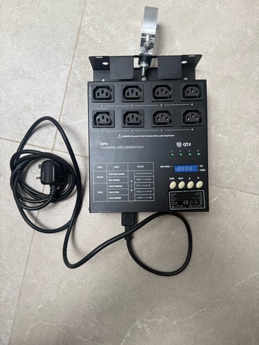Qtx dp4 channel dmx - dmx, dimmer