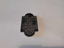 John Tann 117 Newgate Street London Antique Safe Plate
