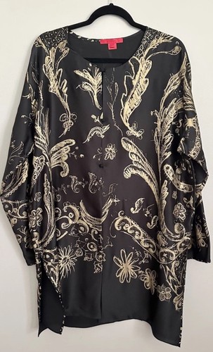 Shamask 100 silk tunic black - 100%,