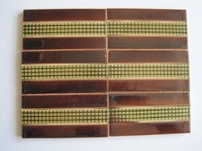 SET OF 6 ANTIQUE MAJOLICA