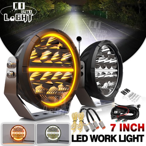 Round led driving - 2x,