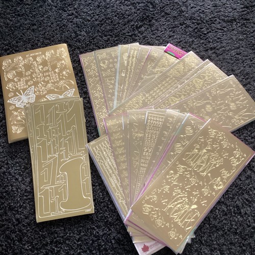 Bundle gold peel offs card - offs,