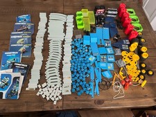 Vintage Fisher Price Construx Huge Bundle 423 Pieces & Various Booklets