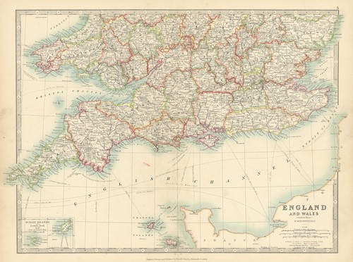England wales south showing - wales,