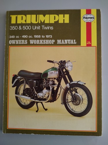 Haynes triumph 350 - haynes, unit