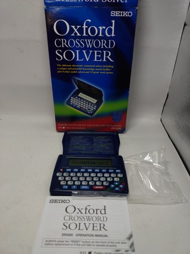 Seiko 3200 oxford crossword - seiko, er-3200
