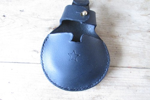 New black leather - new,