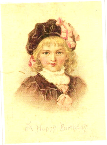 Vintage victorian birthday - vintage,