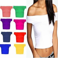 Womens Ladies Off Shoulder