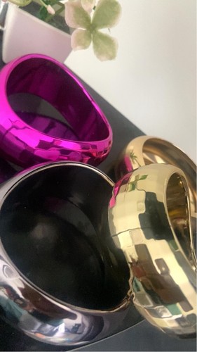 Bangles set gold 1 - set, gold,