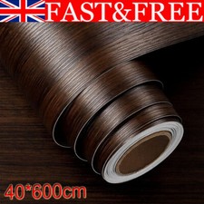 6M Walnut Wood Grain Vinyl