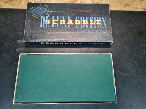 Vintage scrabble deluxe - scrabble,