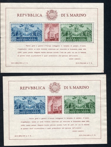 San marino 1945 carducci - san,