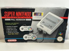 Super Mario World SNES Super Nintendo Console Boxed PAL Collectors Condition 