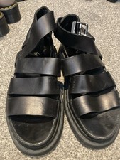 Dr. Martens Black Clarissa sandals. Sz 4/37