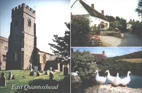 East quantoxhead postcard - postcard, st