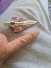 Star Wars Macdonalds Jedi Star Fighter Obi Wan Kenobi and R2D2 + Rollinz model