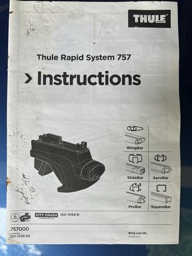 Thule rapid system - 757, foot