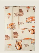 Natural Woodland Animals Print