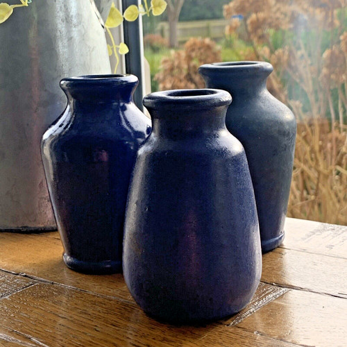 Old fashioned glazed cobalt - old,