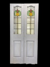 EDWARDIAN STAINED GLASS DOORS