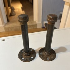 1 x Pipe Shelf Bracket Industrial Iron Rustic Floating Shelves Storage Unit 1914