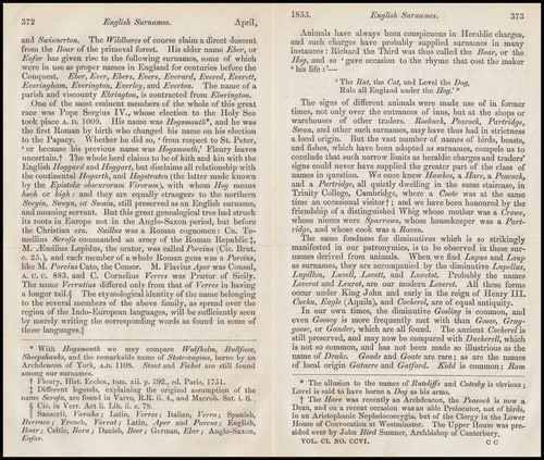 English surnames pages an - english, surnames.
