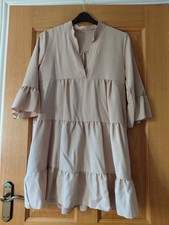 Ladies Beige/Cream Smock Style