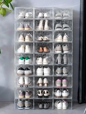 12x Transparent Case Shoe
