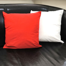 Plain Polycotton Cushion Covers Modern Square Pillow Case Available in 4" to 18"