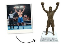 Custom sports statue trophies