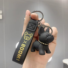 French bulldog keyring premium