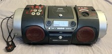 JVC RV-DP200 KABOOM Ghettoblaster Radio CD Tape SubWoofer Boombox (Working)