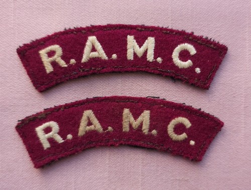 Original pair ww2 british ramc - original,