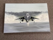 Unframed canvas painting of a