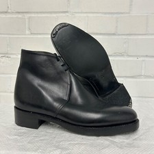 GEORGE DRESS BOOTS - Size: 6 Large , Black Leather Ankle Mens  British Army