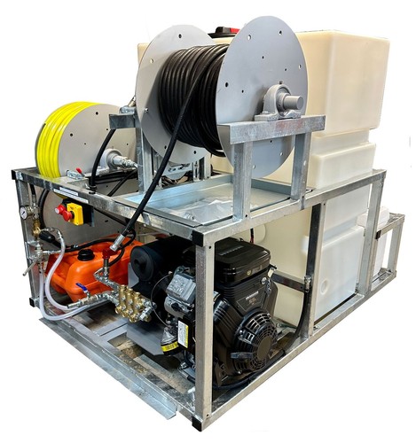 Van pack integrated jet wash - pack,
