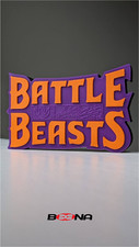    BATTLE BEASTS logo display Beena Studio