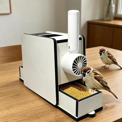 Wooden bird seed - wooden,