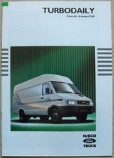 IVECO FORD TURBO DAILY Van CREW CAB Chassis Cab Sales Brochure 1992 #BR5B/92